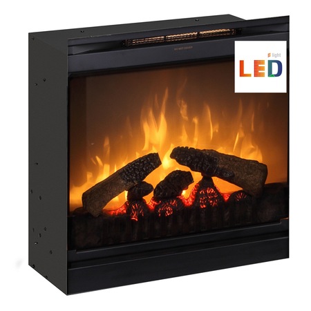 Semineu Rome Expresso Antichizat - cu focar electric 3D Dimplex Optiflame DF2010-EU cu sunet