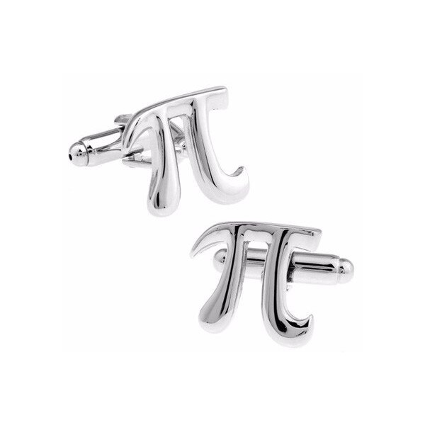 Butoni de camasa Pi argintiu