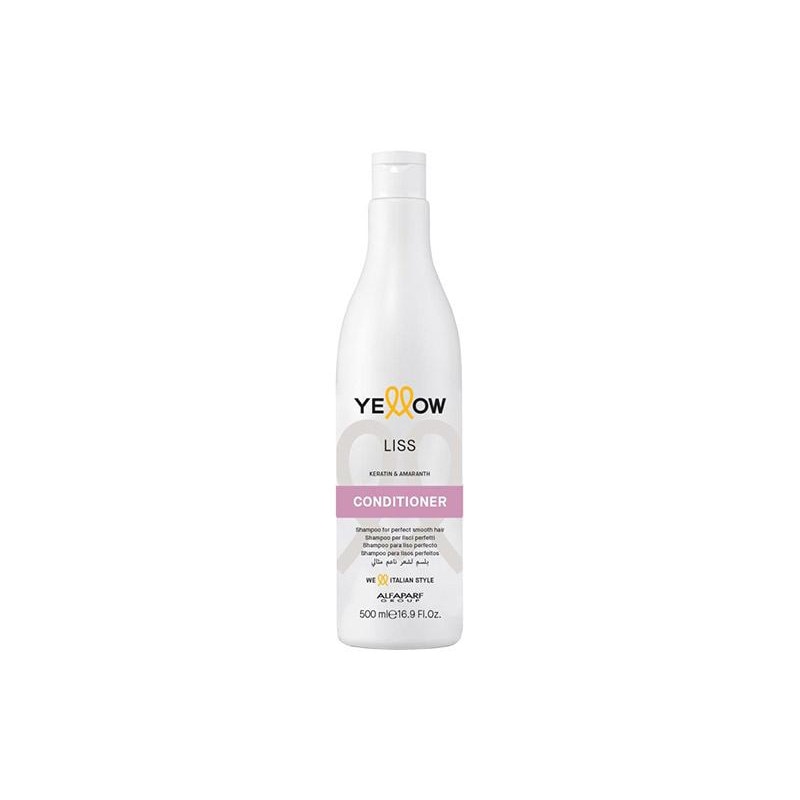 Balsam pentru par intins Yellow Liss keratin & amaranth conditioner 500ml