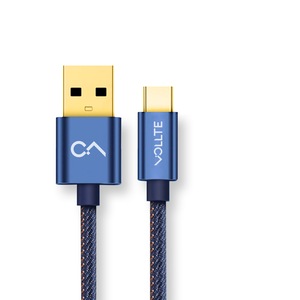 Cablu De Date Incarcare Vollte Powerlink Usb Usb Type C Fast Charge Curea Din Piele Emag Ro