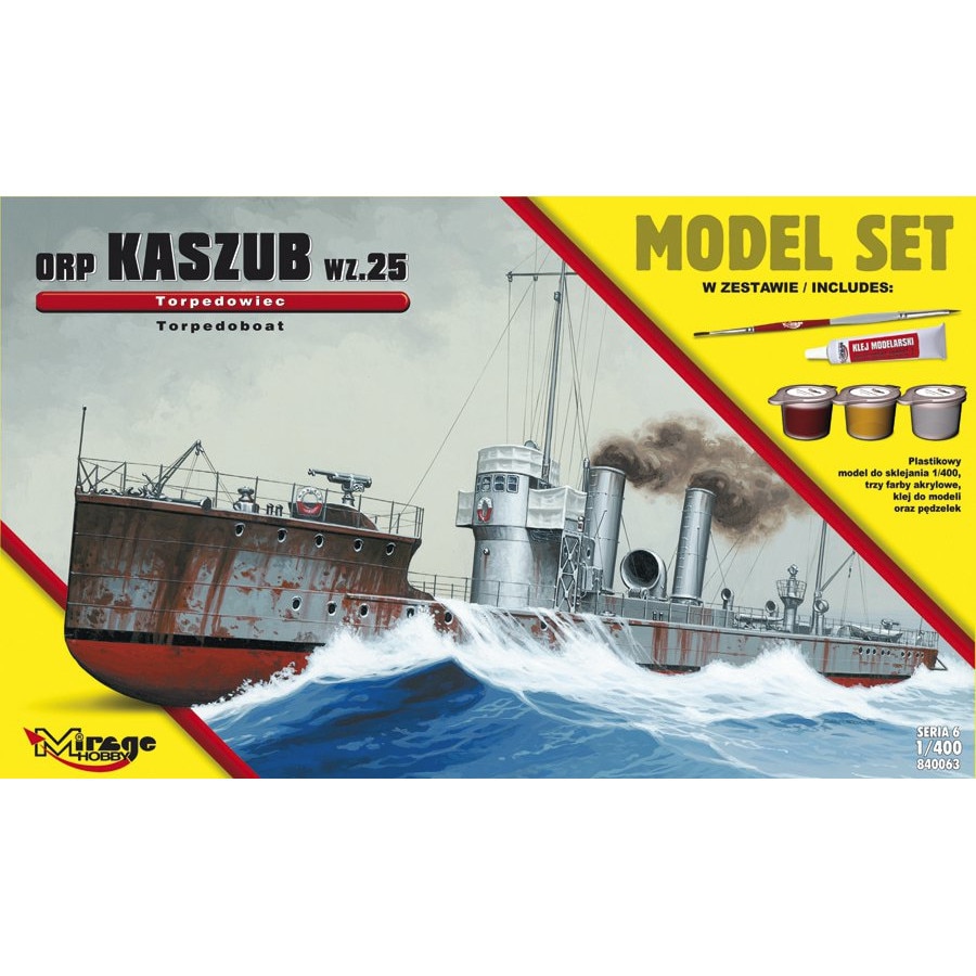 Kit constructie Nava, Mirage, Model Kit Orpkaszub WZ. 25 Torpedo Ship