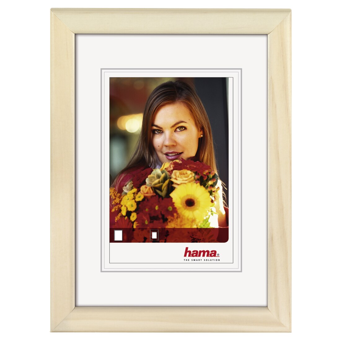 Rama Foto Hama din Lemn Bella 13x18 cm, alb
