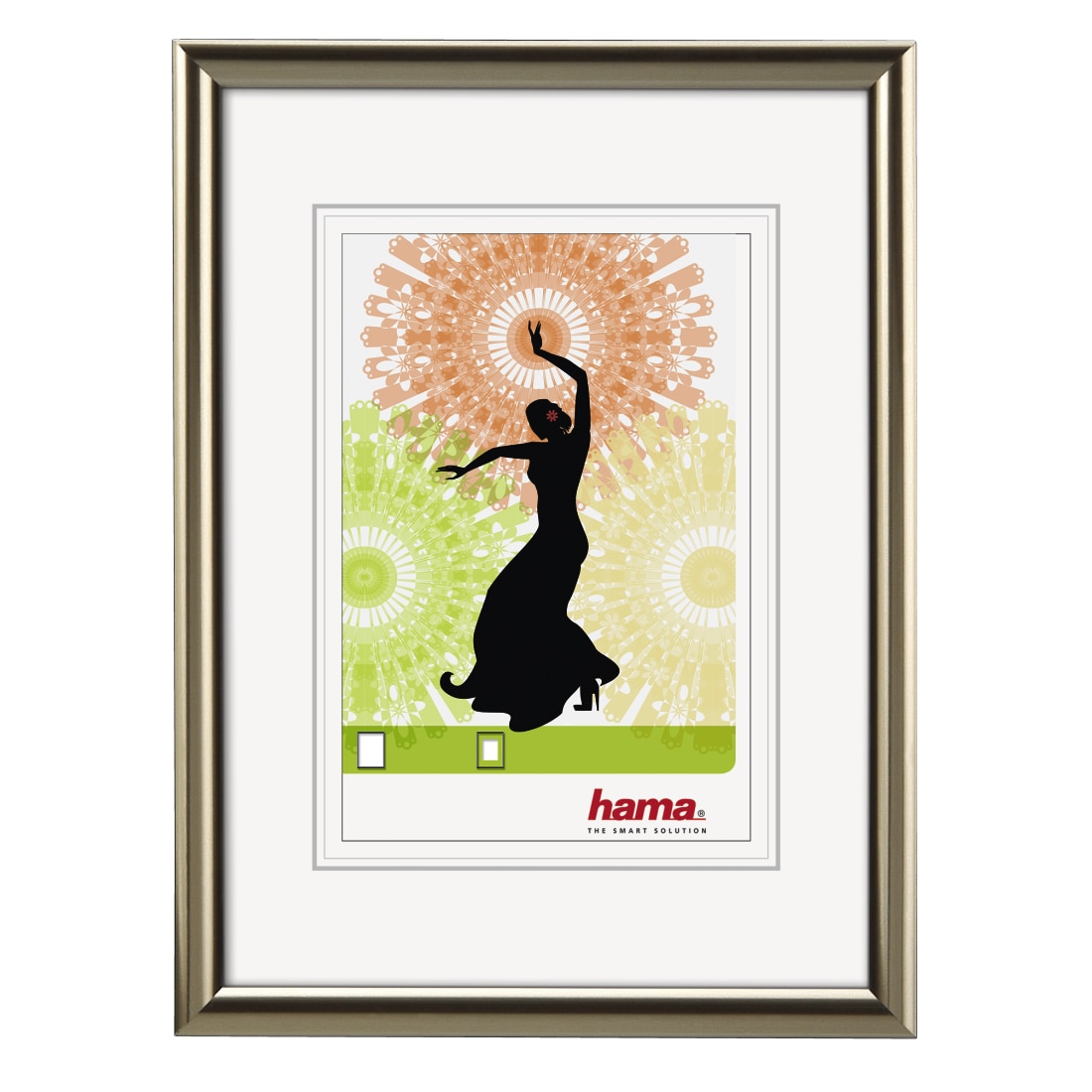 Rama Foto Hama din plastic Madrid 10x15 cm, crom