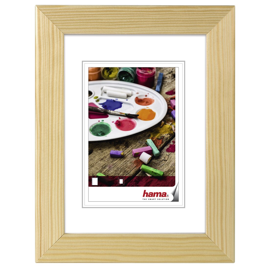 Rama Foto Hama din Lemn Riga 13x18 cm, natur