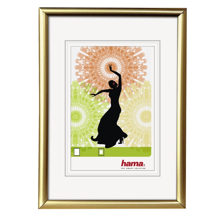 Rama Foto Hama din Plastic Madrid 10x15 cm, gold