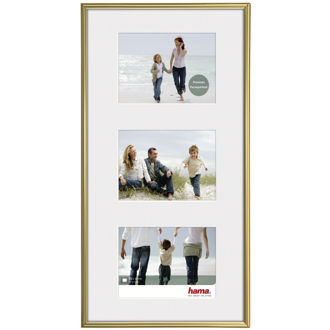 Rama Foto Hama din Plastic Madrid Colaj, gold