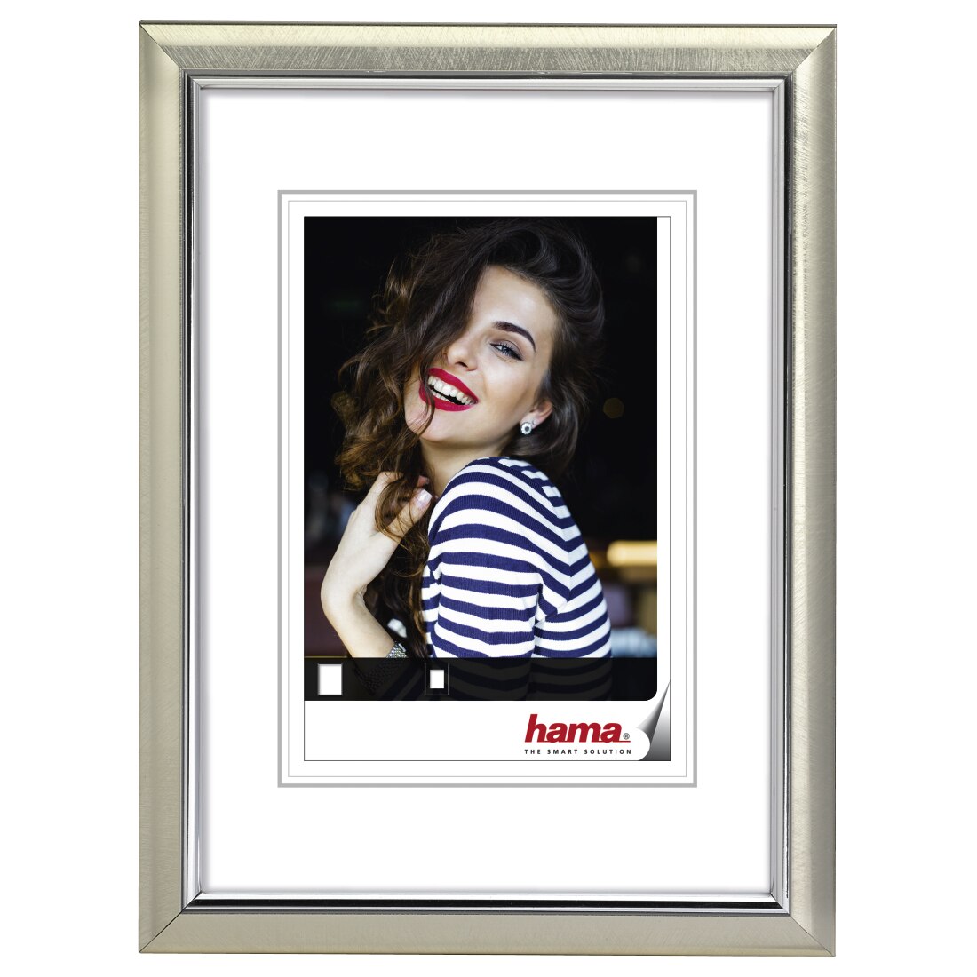 Rama Foto Hama din PlasticSaragossa 10x15 cm, silver