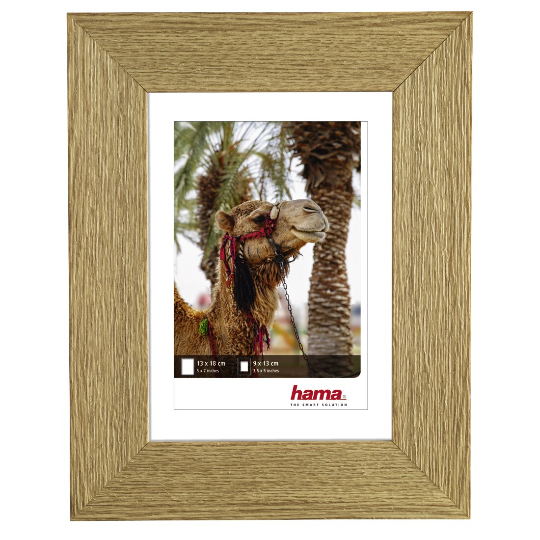 Rama Foto Hama din Plastic Cairo 13x18 cm, maro