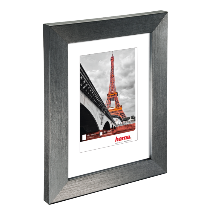 Hama Műanyag képkeret Paris 13x18 cm, szürke, szürke