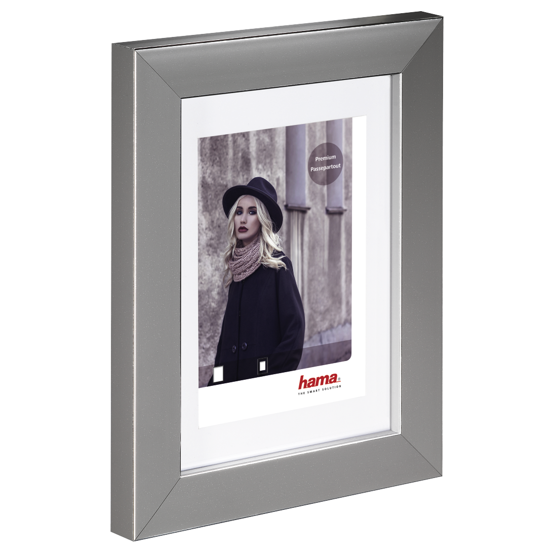 Rama Foto Hama din Plastic Valentina 10x15 cm, gri