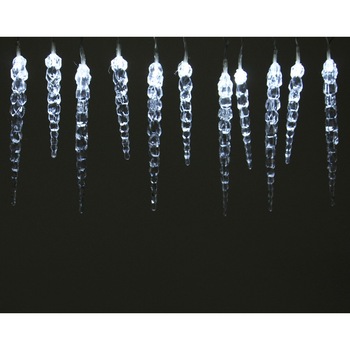 Instalatie turturi Craciun, Hoff, 30 Led-uri albe, 8,7 m, interior / exterior Instalatie turturi Craciun, Hoff, 30 Led-uri albe, 8,7 m, interior / exterior