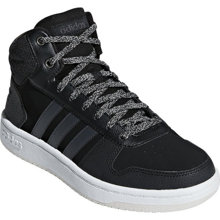 Incaltaminte de timp liber pentru femei Adidas Hoops Mid, negru, 39 1/3