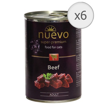 Hrana umeda pentru pisici Nuevo Vita, 6x400g Hrana umeda pentru pisici Nuevo Vita, 6x400g