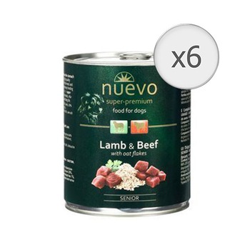 Hrana umeda pentru caini Nuevo Senior, 6x400g Hrana umeda pentru caini Nuevo Senior, 6x400g