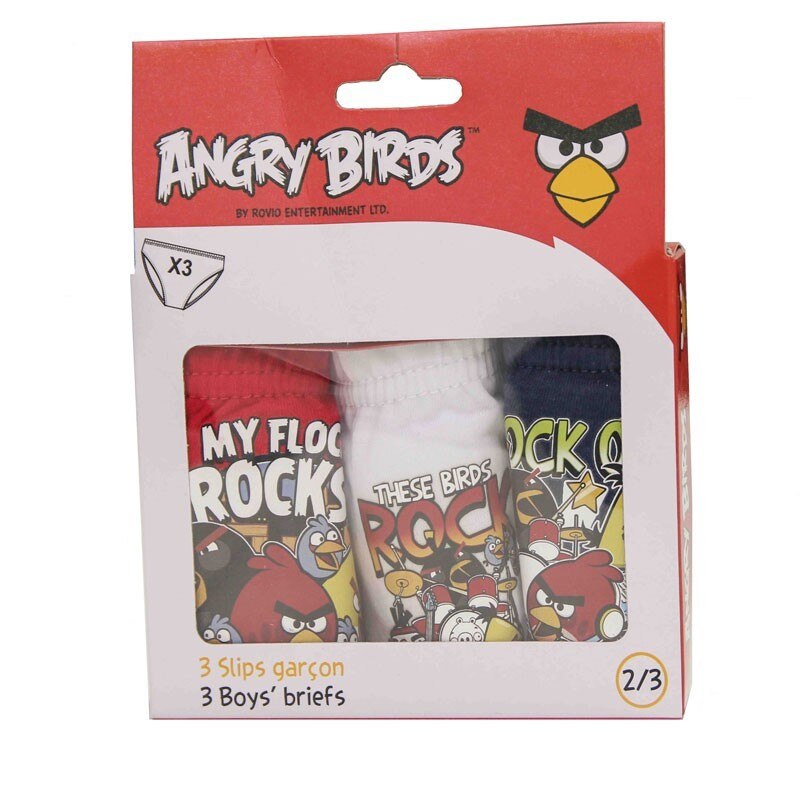 Set chilotei 3 perechi Angry birds, multicolor, 4-5 ani