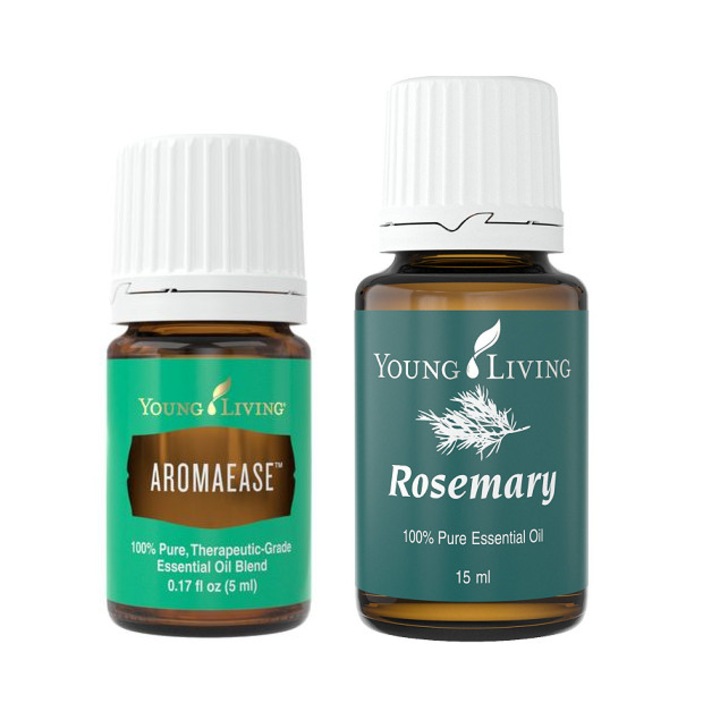 Promó csomag hasfájás ellen: Rozmaring illóolaj, 15 ml + AromaEase illóolaj, 5 ml