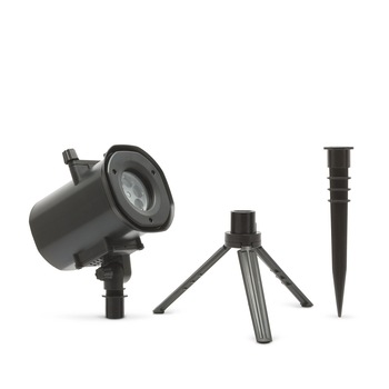 Proiector decorativ cu laser si LED, 3 filme interschimbabile, 12 W, IP22 Proiector decorativ cu laser si LED, 3 filme interschimbabile, 12 W, IP22