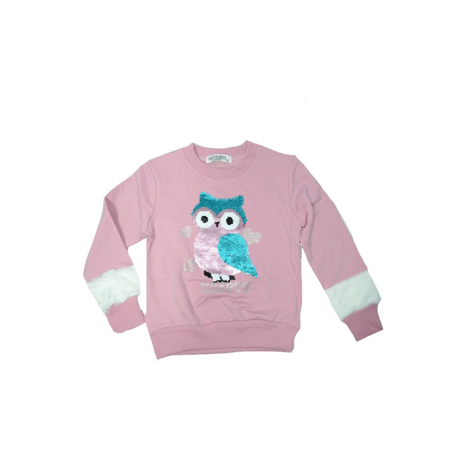 Bluza cu maneca lunga fetite Happy House WB-2311-R, Roz
