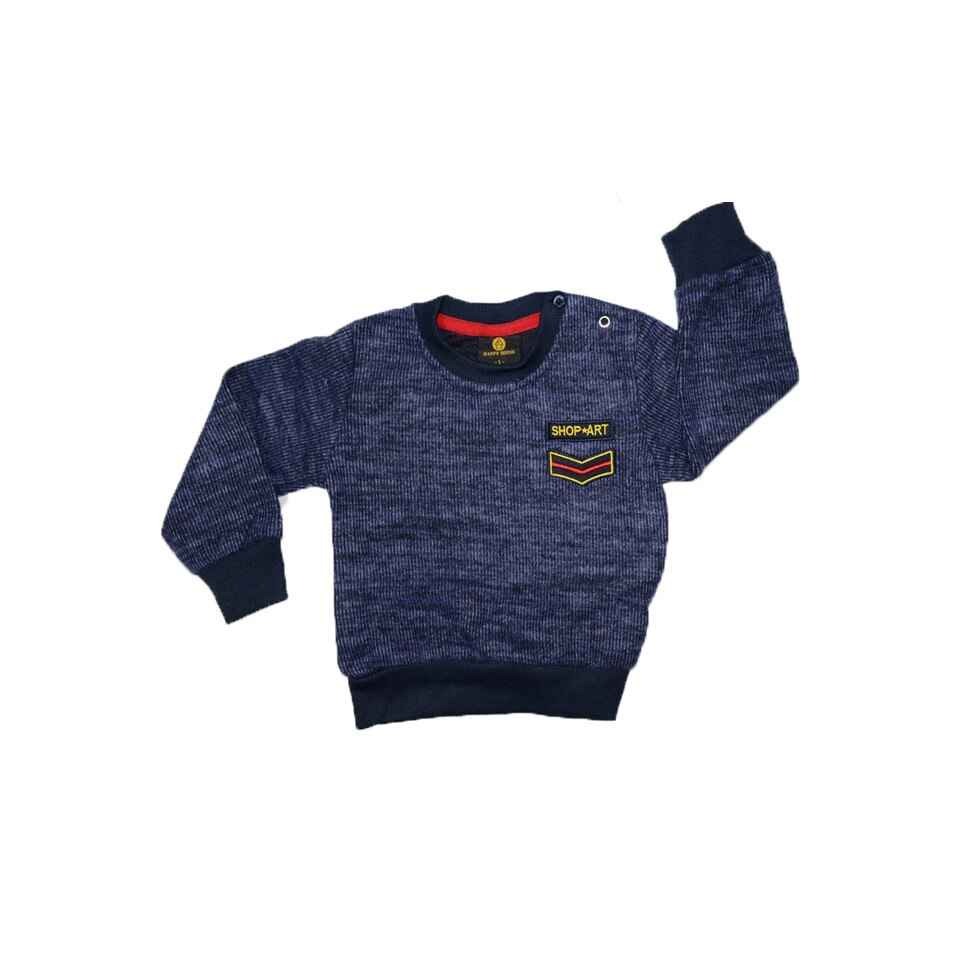 Bluza cu maneca lunga baieti Happy House HB-2058-B1, Bleumarin