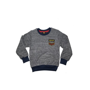 Pulover cu maneca lunga baieti Happy House HB-2058-G2, Gri, 86 Pulover cu maneca lunga baieti Happy House HB-2058-G2, Gri, 86