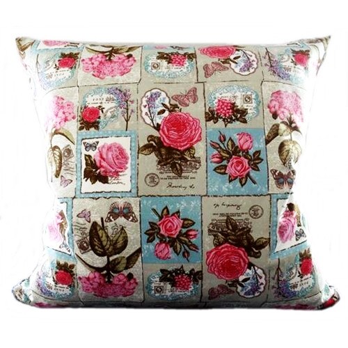 Fata de perna Parfume, Uma Xaris , Handmade in Romania, 50x50 cm