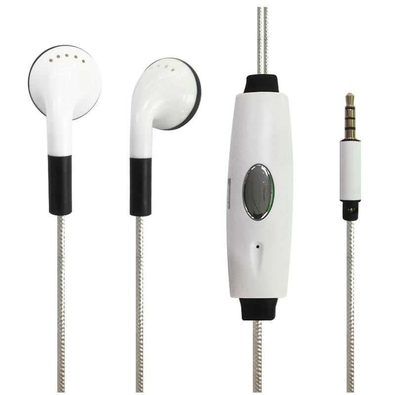 Casti Audio cu Cablu Iluminat LED, Microfon Atasat, BJ-9, Alb