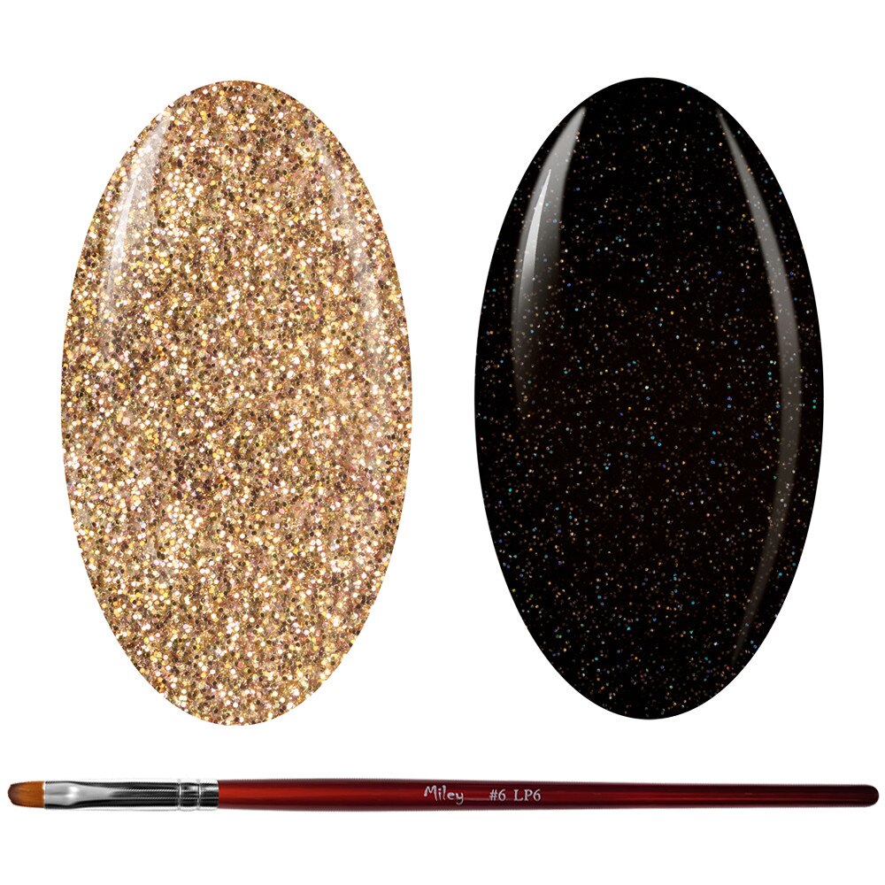 Kit Manichiura Gel Color, 2 Geluri Color si 1 Pensula Gel, K2GP-60G/54G