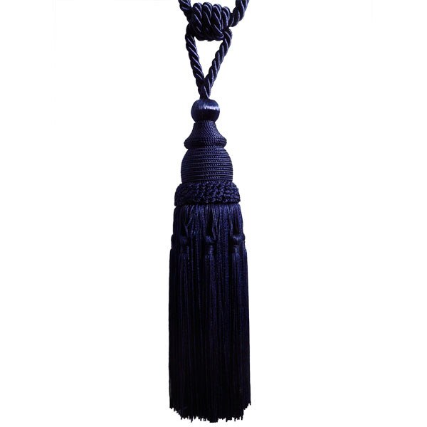 Ciucure pentru perdele si draperii Sof 501/268 bleumarin