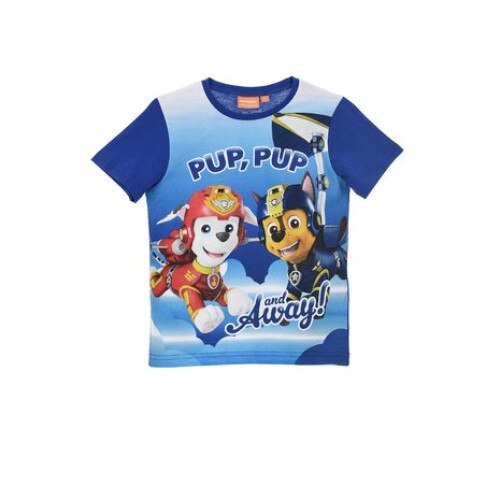 Tricou maneca scurta albastra Paw Patrol