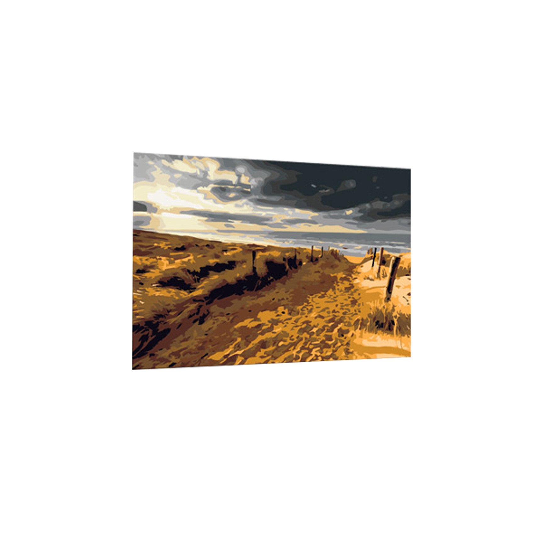 Pictura pe numere - Wild Beach - 60x40cm