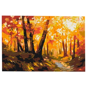 Pictura pe numere - Forest Track - 60x40cm Pictura pe numere - Forest Track - 60x40cm