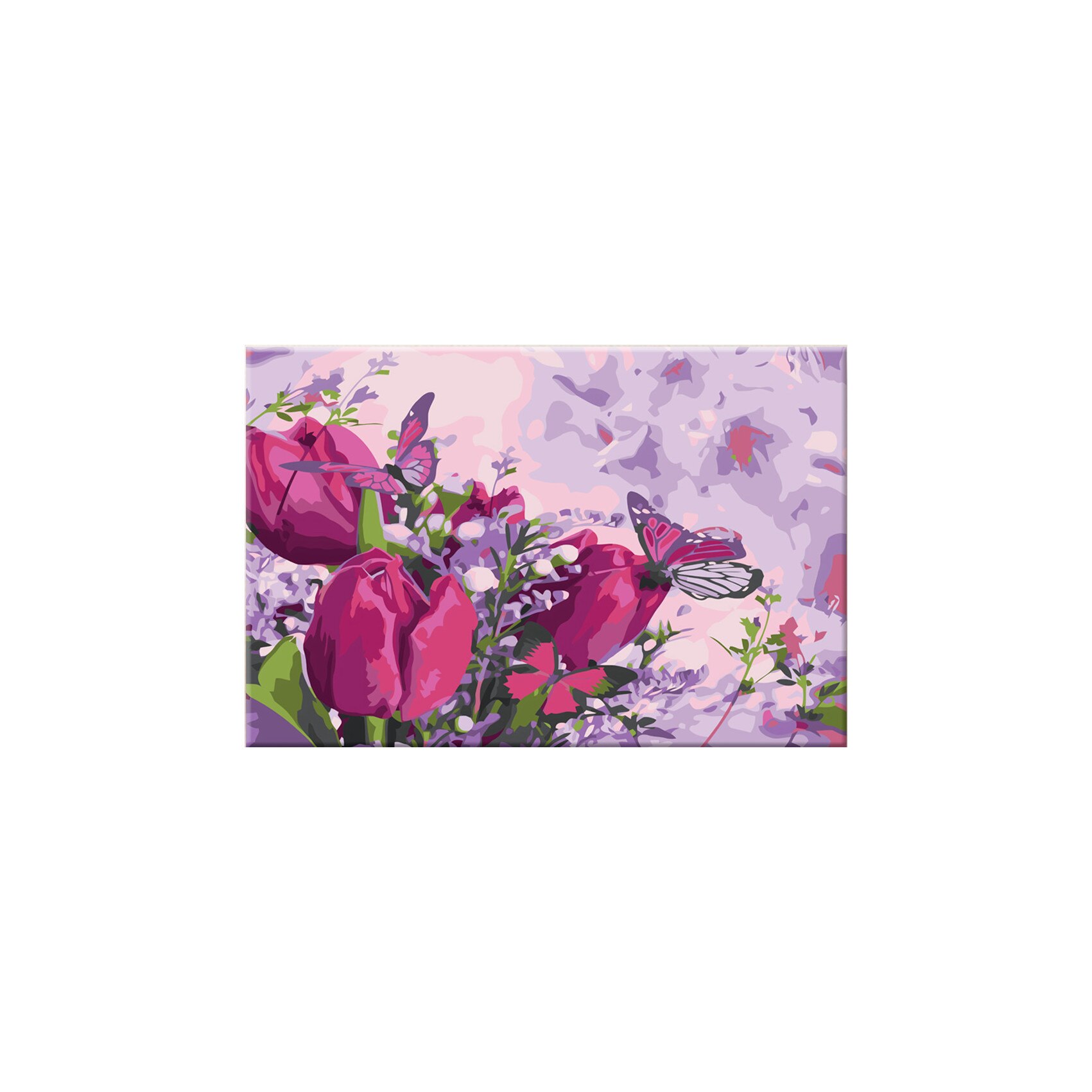 Pictura pe numere - Tulips (Meadow) - 60x40cm