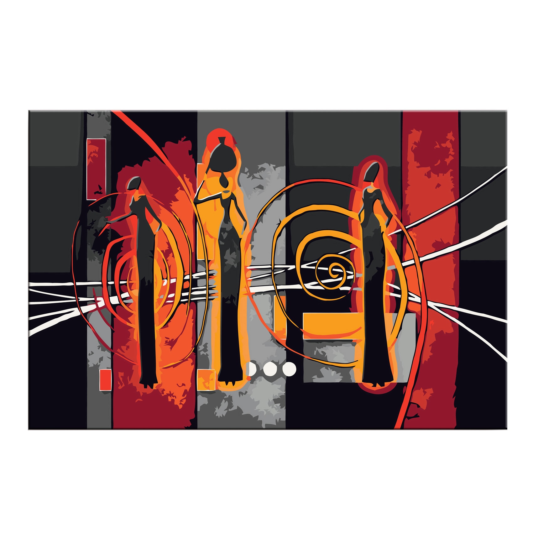 Pictura pe numere - African Women - 60x40cm