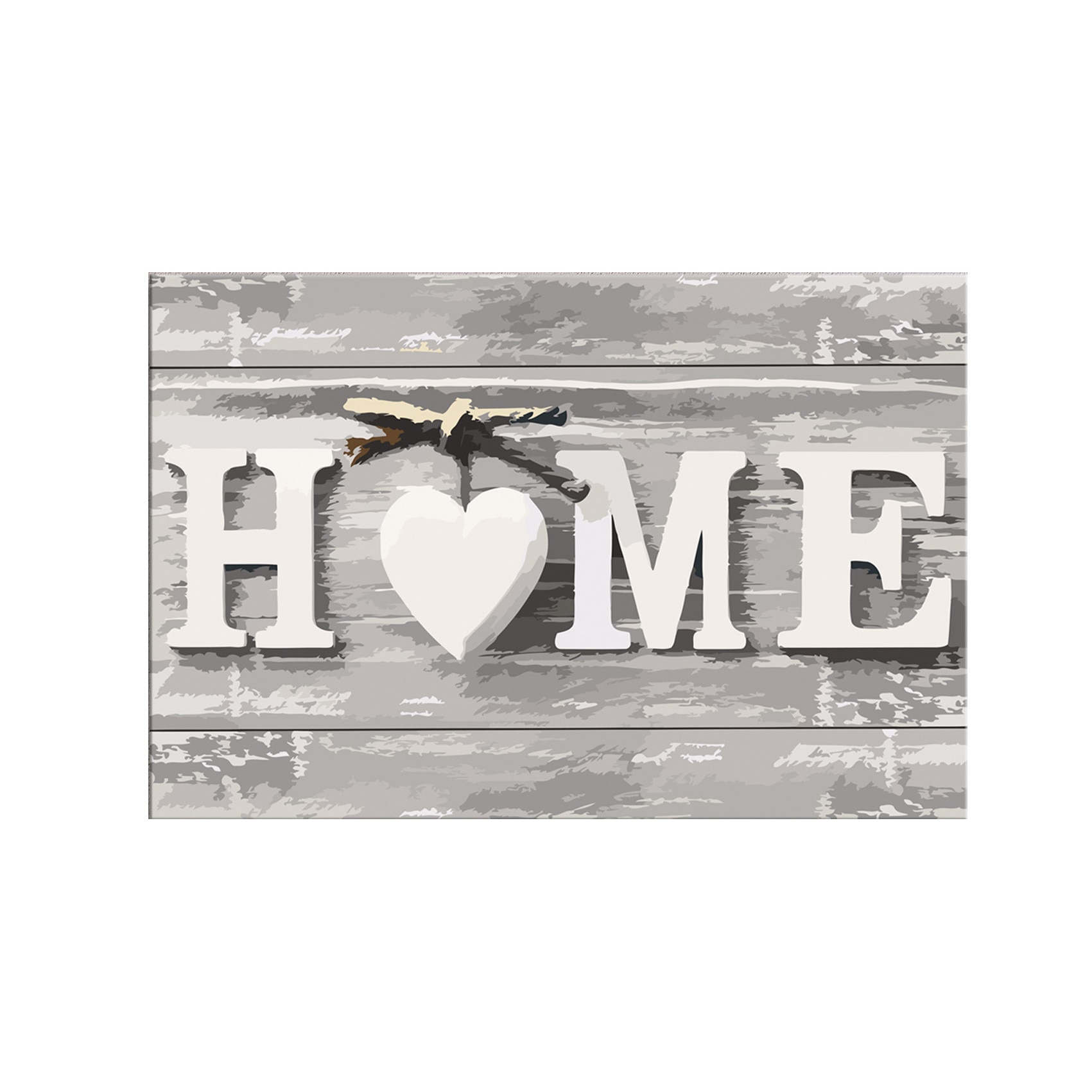 Pictura pe numere - Home (Letters) - 60x40cm