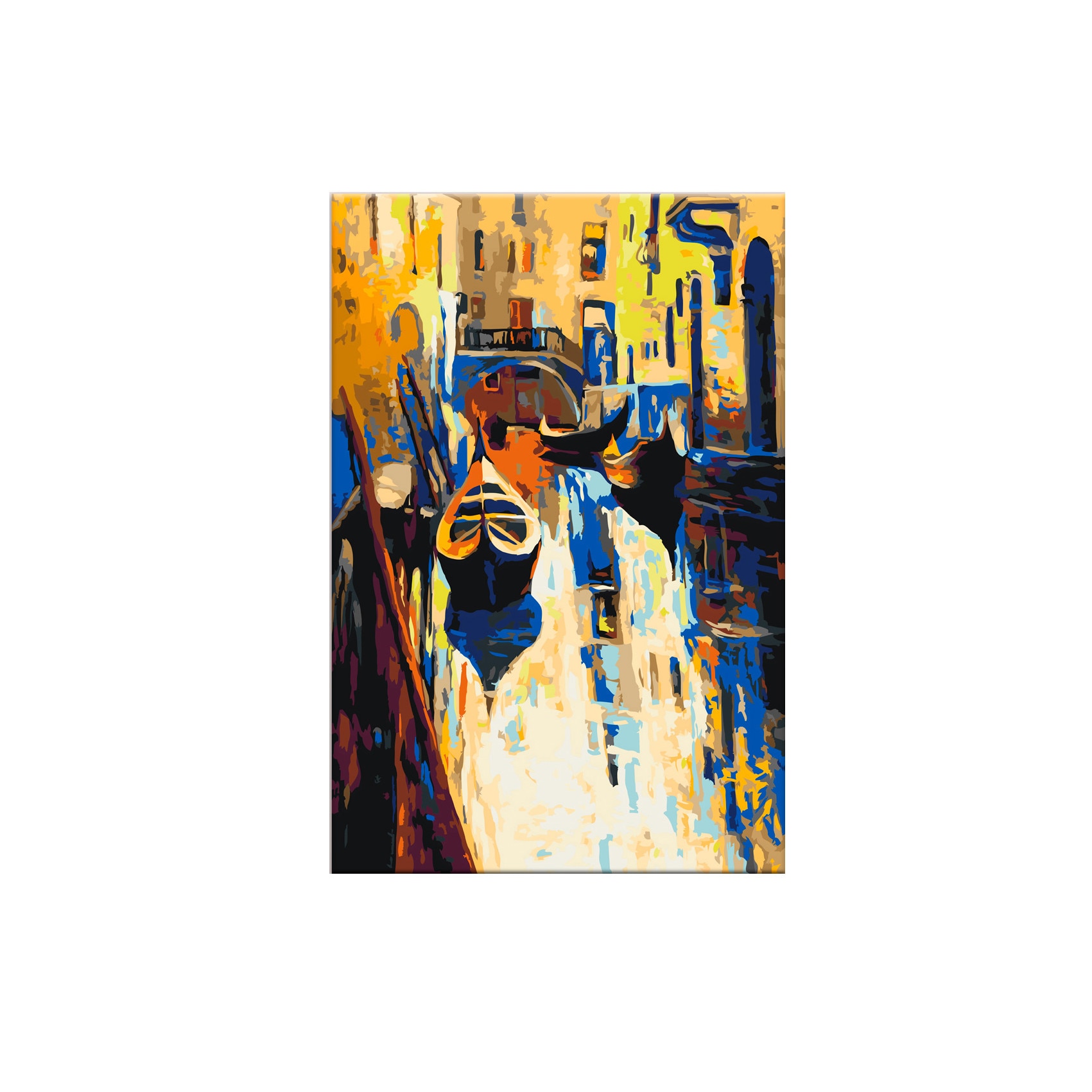 Pictura pe numere - Venice (Gondolas) - 40x60cm