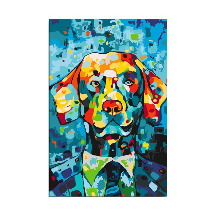 Pictura pe numere - Dog Portrait - 40x60cm