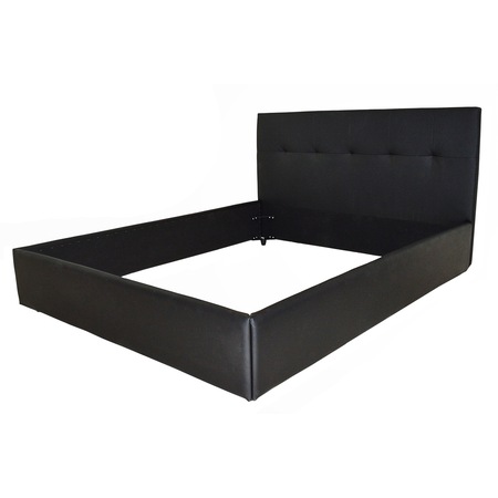 Pat Kring Amore,160x200cm, piele ecologica, negru