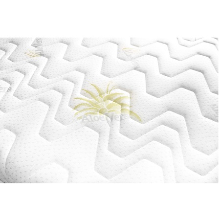Saltea Anatomica Kring Ecomen, 200x160x20, 17cm Spuma Ortopedica + 3cm soft Fermitate medie, husa matlasata, detasabila tratat Aloe Vera antibacterian, lavabila
