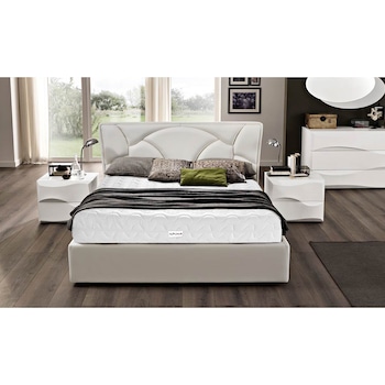 Saltea ortopedica, KRING,Bianco, 200x140x25cm, spuma poliuretanica, husa cu fermoar, fermitate medie Saltea ortopedica, KRING,Bianco, 200x140x25cm, spuma poliuretanica, husa cu fermoar, fermitate medie