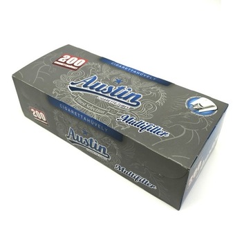 Tuburi tigari Austin multifilter carbon activ 200 bucati dimensiune standard Tuburi tigari Austin multifilter carbon activ 200 bucati dimensiune standard
