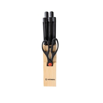 Set cutite Grunberg, 7 piese, Negru Set cutite Grunberg, 7 piese, Negru