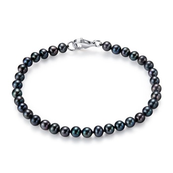 Bratara Perle Cultura Shinsaki Argint 925, 18 4.5-5B-BLACK-SSA Bratara Perle Cultura Shinsaki Argint 925, 18 4.5-5B-BLACK-SSA