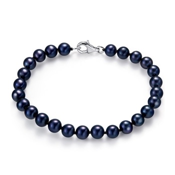 Bratara Perle Cultura Shinsaki Argint 925, 19 6-7B-BLACK-SSA Bratara Perle Cultura Shinsaki Argint 925, 19 6-7B-BLACK-SSA