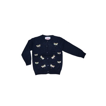 Cardigan maneca lunga fetite Happy House BL-272B, Bleumarin Cardigan maneca lunga fetite Happy House BL-272B, Bleumarin