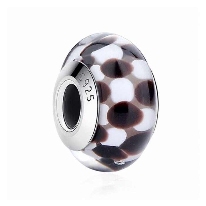 Talisman din argint si sticla cu Mozaic