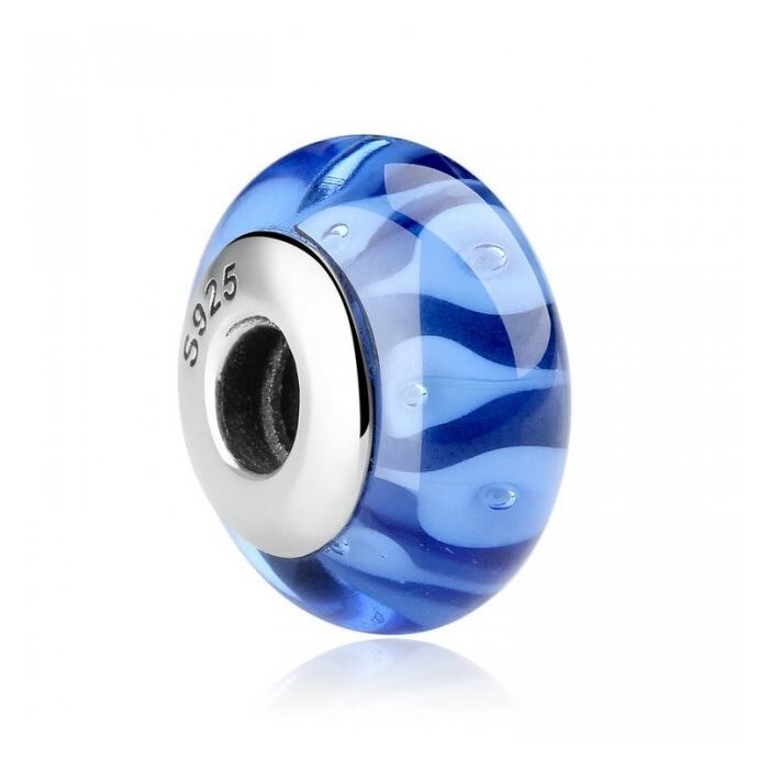 Talisman din argint si sticla Marin