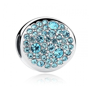 Talisman din argint stralucitor cu Cristale Bleu Talisman din argint stralucitor cu Cristale Bleu