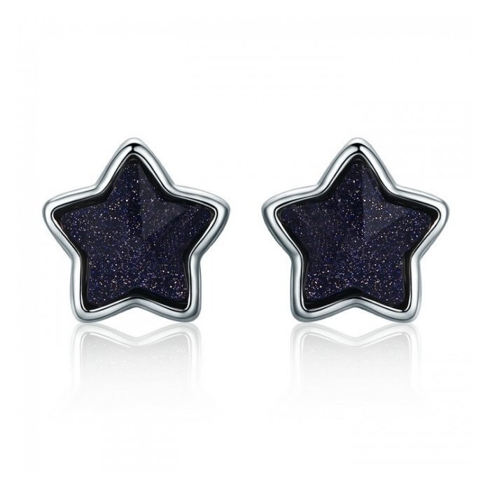 Cercei din argint cu Stele Aventurin