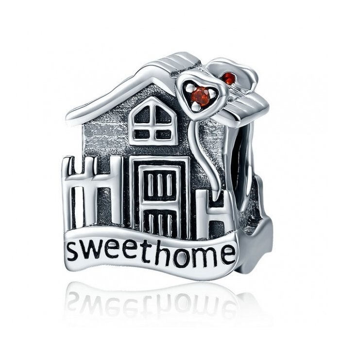 Talisman din argint Home Sweet Home