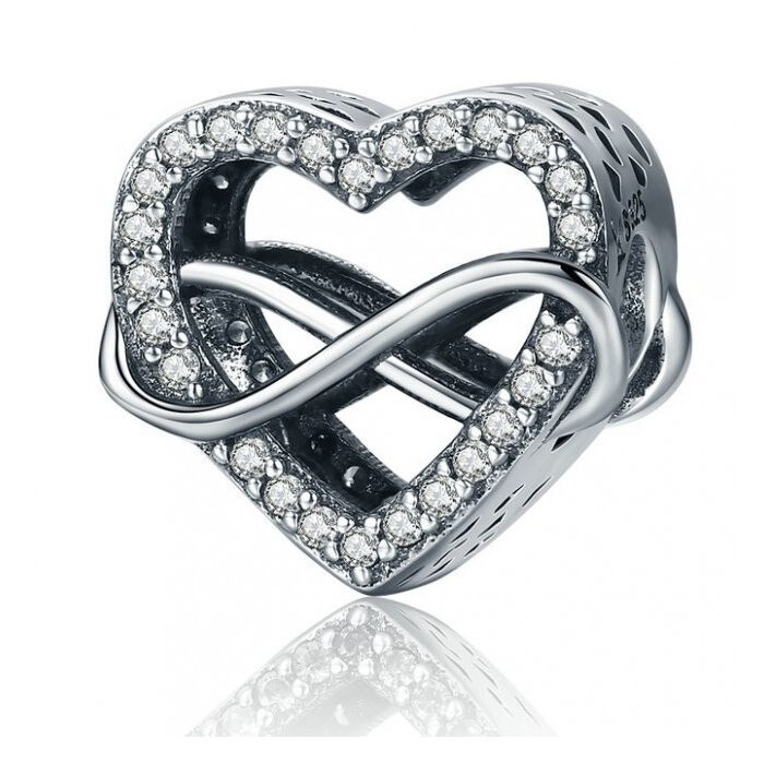 Talisman din argint Infinity Love